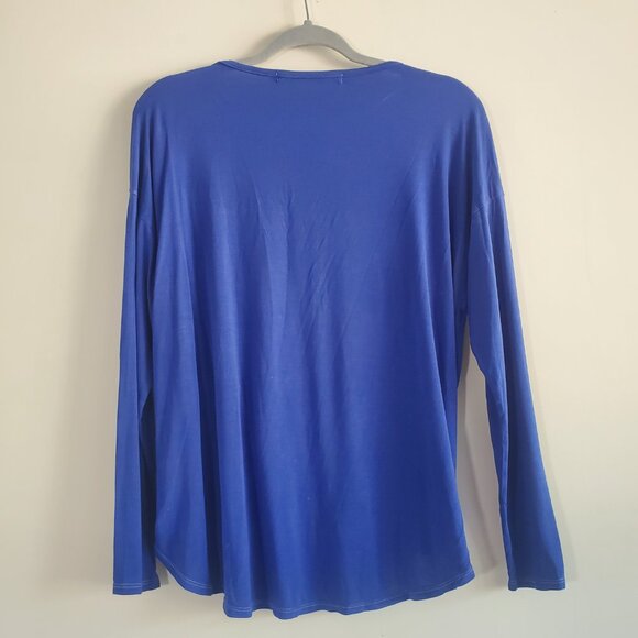 Michael Stars Women's Casual Top One Size Blue Neutral Capsule Wardrobe Relaxed - Picture 7 of 9